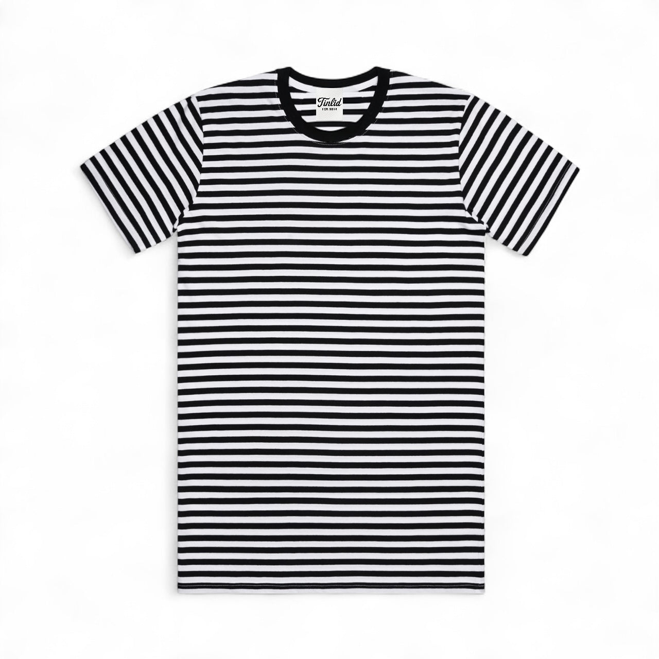 The Black Classic Striped Tee