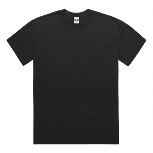 The Black Faded Heavyweight Tee