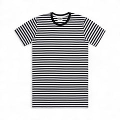 The Black Classic Striped Tee