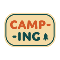 The Camp-ing Sticker