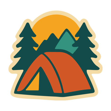 tent sticker The Tentset Sticker